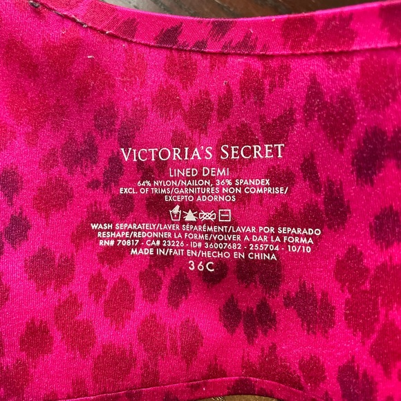 Victoria’s Secret lined Demi bra - Picture 2 of 2